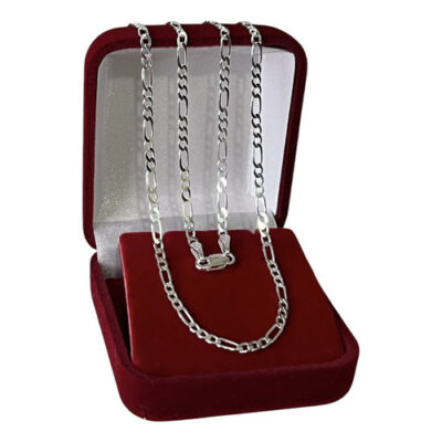 Corrente De Prata 925 Legítima 3x1 Masculina 2mm